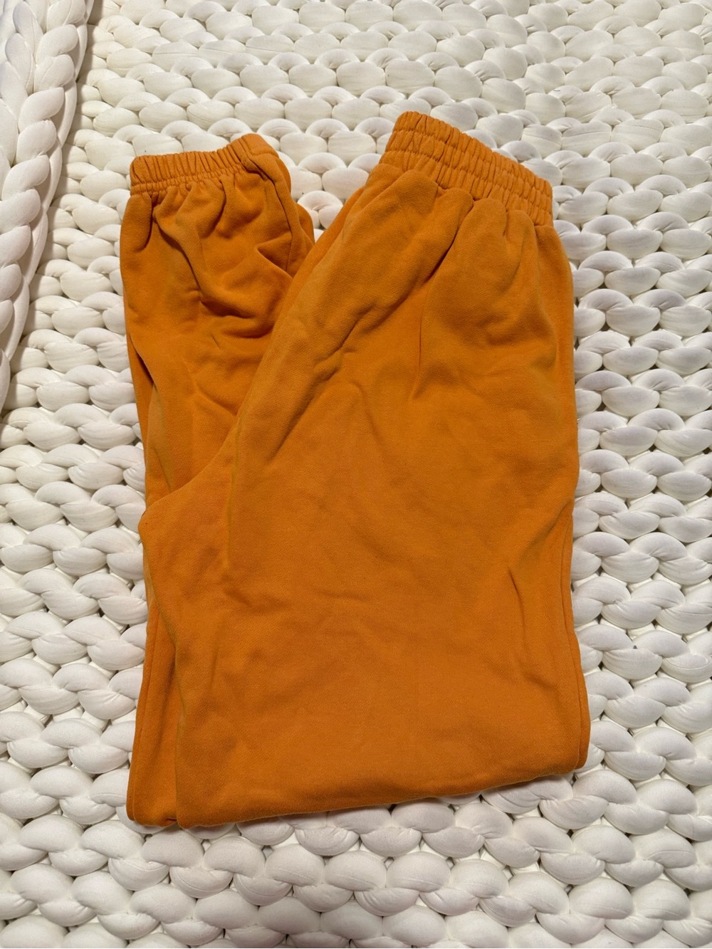 naked wardrobe Orange Elastic-Waist Track Joggers